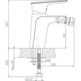 Смесители для биде ZOLLEN ULM UL21610822