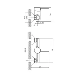 Смесители для душа ZOLLEN GERA GE31611341