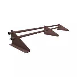 снегодержатель трубчатый, цвет коричневый, 3 м