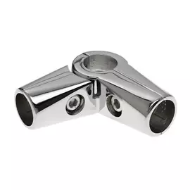 Соединитель для трех труб угловой GT15 CHROME