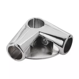 Соединитель для трех труб угловой нерегулируемый с держателем GT6 CHROME