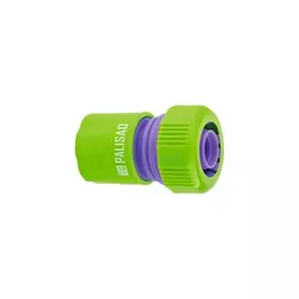 соединитель palisad пластмассовый, быстросъемный для шланга 3/4" 66160