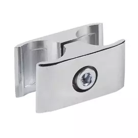 Соединитель труба-панель параллельно хром (1 шт) - пакет Tech-Krep