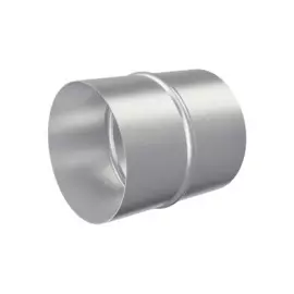 соединитель воздуховода, круглый, оцинкованная сталь, 150мм, era pro