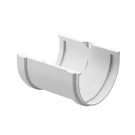 соединитель желоба docke standart, цвет белый,120 мм