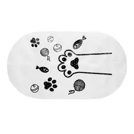 спа-коврик для ванной комнаты лапка happy cats