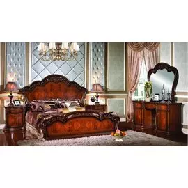 Спальня Кларисса (кровать 180 + туал.стол + 2 тумбы + 4дв.шкаф)