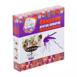 спирали от комаров help 10шт