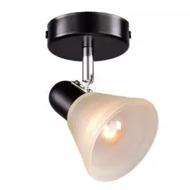 спот россвет луч рс20725 bk+cr/1w е14 1*60вт