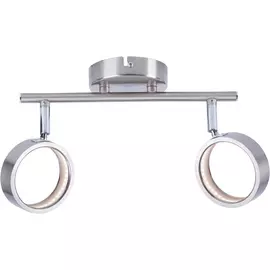 спот toplight jacklyn tl1239y-02sn led 2х5вт матовый никель