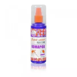 спрей-лосьон от комаров 100мл help до 4х часов защиты 80510