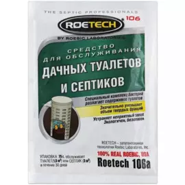 средство roetech для дачных туалетов и сентиков 50г