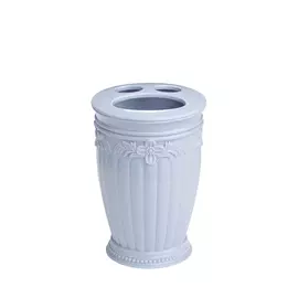 Стакан д/зубных щеток настольный FS-42BL голубой пластик