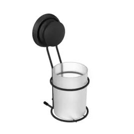 стакан для ванной одинарный grafit fora пластик for-gra044