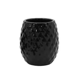 стакан для зубных щеток master house фарфор черный 60704