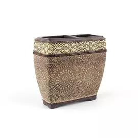 Стакан для зубных щеток с разделителем Zelidzh