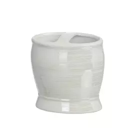 стакан для зубных щеток vanstore pearl белый