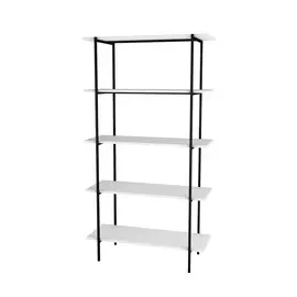 Стеллаж 5-ярусный Атлантик 1645 белый 2620956602