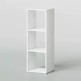 стеллаж bruno kubi 3 секции 374х338х1104 белый