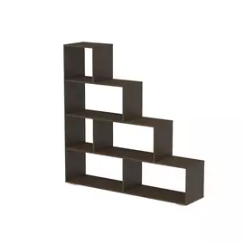 стеллаж деко 1460х338х1460 (венге темный)