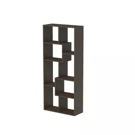 стеллаж муви 1600х280х690 (венге темный)