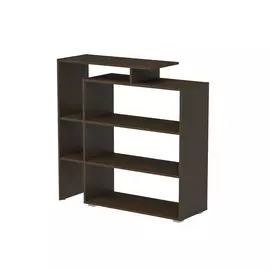 Стеллаж Слим 1000х338х1000 (Венге темный)