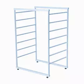 Стеллажная система (7 рельс), белая