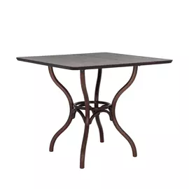 стол leset тор квадратный тёмный орех 6019-2505