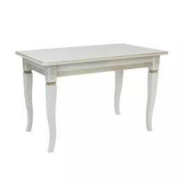 Стол раздвижной Leset Дакота 1Р, Слоновая кость + патина золото