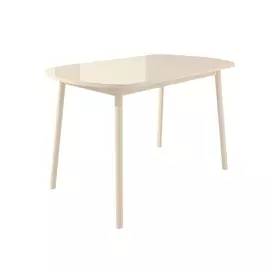 стол раздвижной leset мидел, кремовый