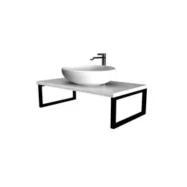 столешница 1marka grunge loft 80 бетон светлый у85839