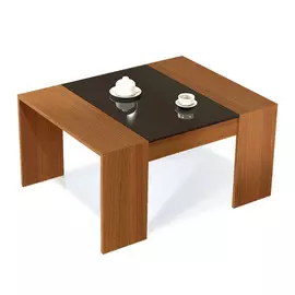 Столик журнальный Sheffilton 170 орех/дымчатый