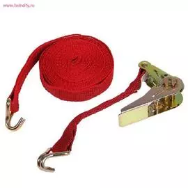 Стяжка груза. Механизм 110 мм, ширина ленты 25 мм, 400/800 кг, длина 4 м термоупаковка