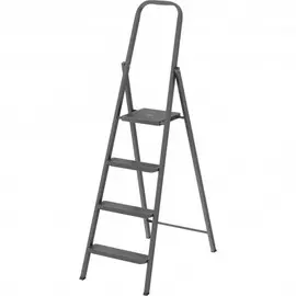 стремянка 4 ступени, компактная, стальная сибртех