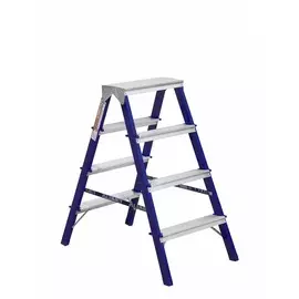 Стремянка алюминевая 4 ступени, 0.91м, Алюмет MD8204