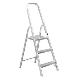 стремянка алюминиевая 3 ступени 0,6м, 150кг алюмет ам703/а7003