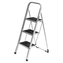 стремянка стальная 3 ступени с резиновым ковриком 0,69м, 150кг 38807-03_z01