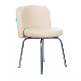 Стул Бюрократ KF-2/OR-12 вращающийся светло-бежевый Or-12 искусственная кожа