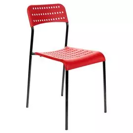 Стул Бюрократ UNO/B/RED красный