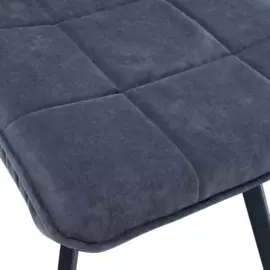 стул leset норман, металл черный, ткань графитовый