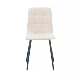 Стул Leset Скай, металл черный/велюр песок