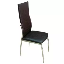 Стул металлический F68 черный плетенка