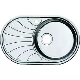 SUN77PRi77, Мойка, нерж. сталь, полир., чаша справа, 770*480, Suno S, ID