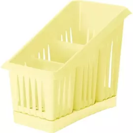 Сушилка для столовых приборов 3х-секционная Лилия Nice&amp;price ваниль NP1564ВН-35