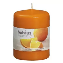 Свеча ароматическая апельсин, столбик 80*60мм