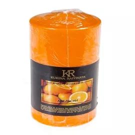 Свеча-столбик ароматическая Kukina Raffinata Апельсин 56*80мм 202849