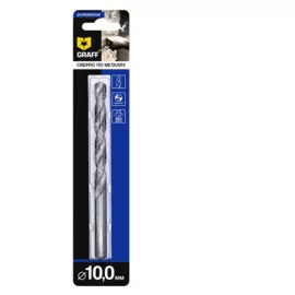 сверло по металлу 10*133мм hss 1шт, graff 72100133