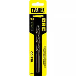 сверло по металлу hss-co 10,0х133/87 гранит 165003