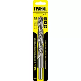 сверло по металлу hss-g с переточ.хвост. 19,0х198/135 гранит,165092