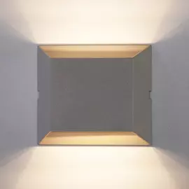 светильник 1615 techno led ofion double алмазный серый